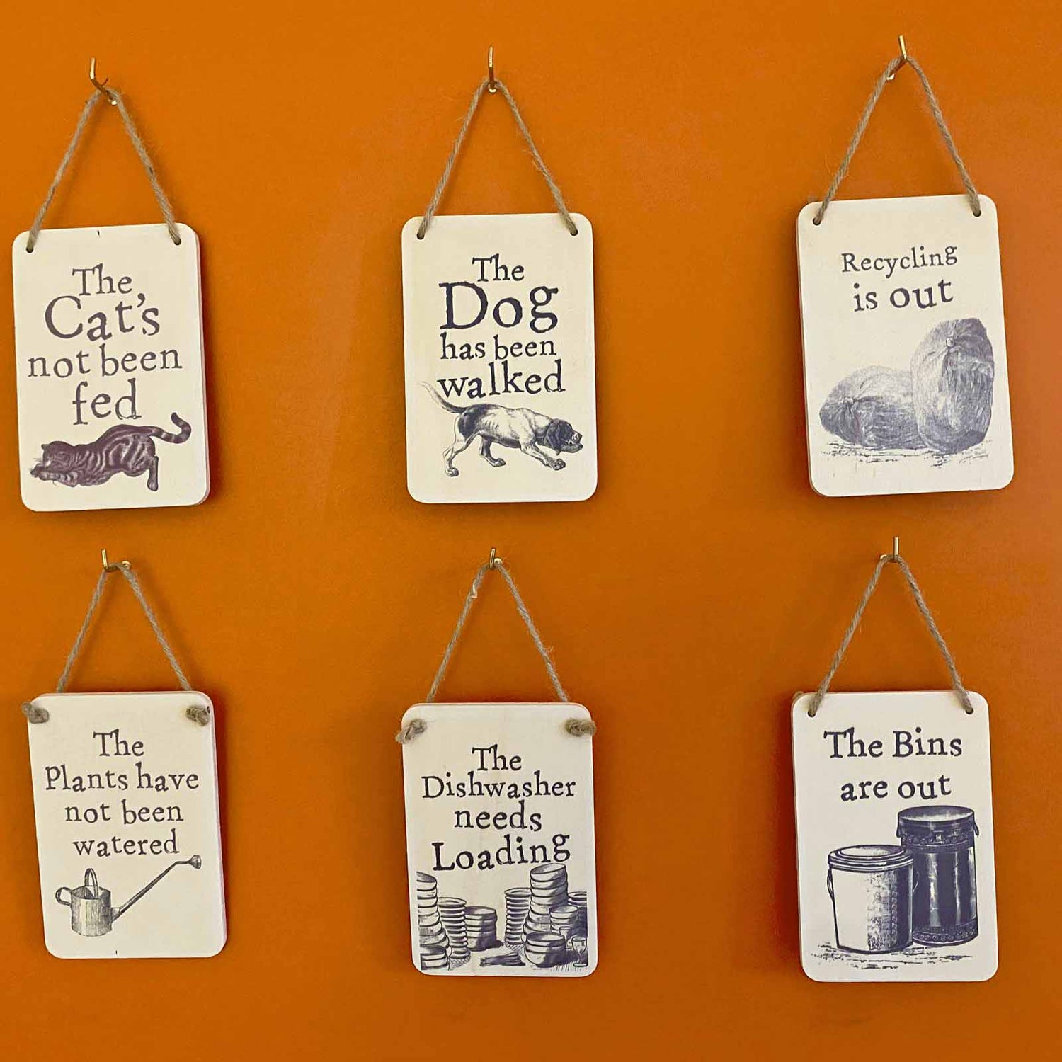 DOUBLE-SIDED MINI SIGNS